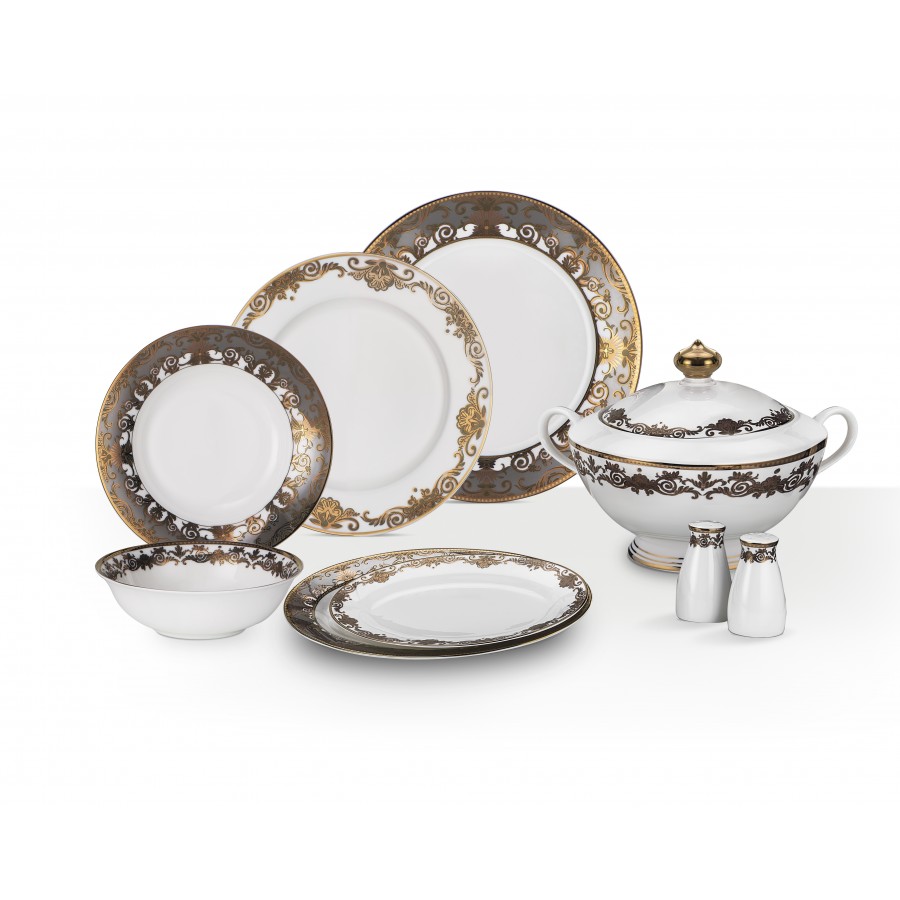 PYT-518 - Monopoli 74 Parça Bonechina Suplalı Y.Tk.
